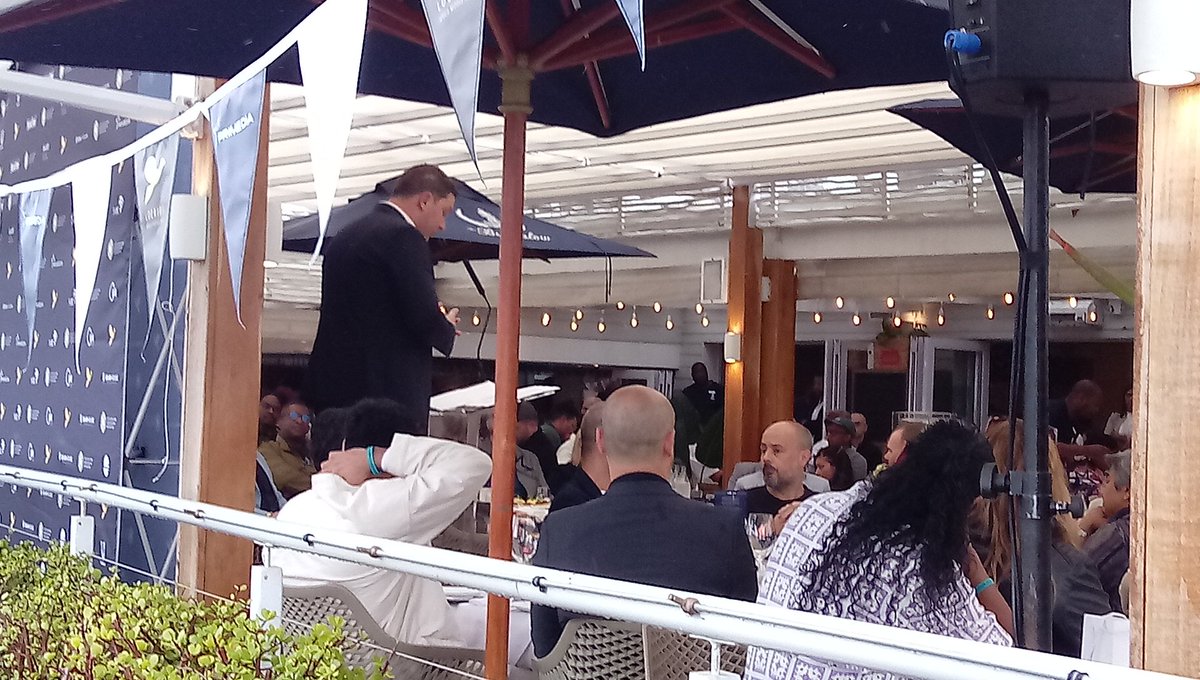 shabierja's tweet image. The Mayor's Brunch late morning today at The Bungalow in Camps Bay. With the creative industry in attendance @loeries @CityofCT #Loeries2024 #creativity