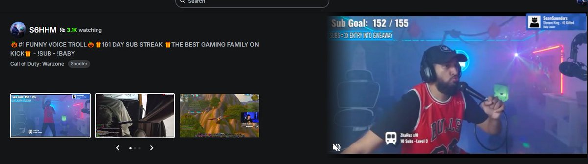 WHAT THE F.... THREE THOUSAND (3.1K) LIVE VIEWERS ON KICK STREAMING PLATFORM! 🚀

Thank you <a href="/KickCommunity/">KICK Community</a> for Trusting me to represent!

Over 1000+ Follows in past 30 days! ❤️