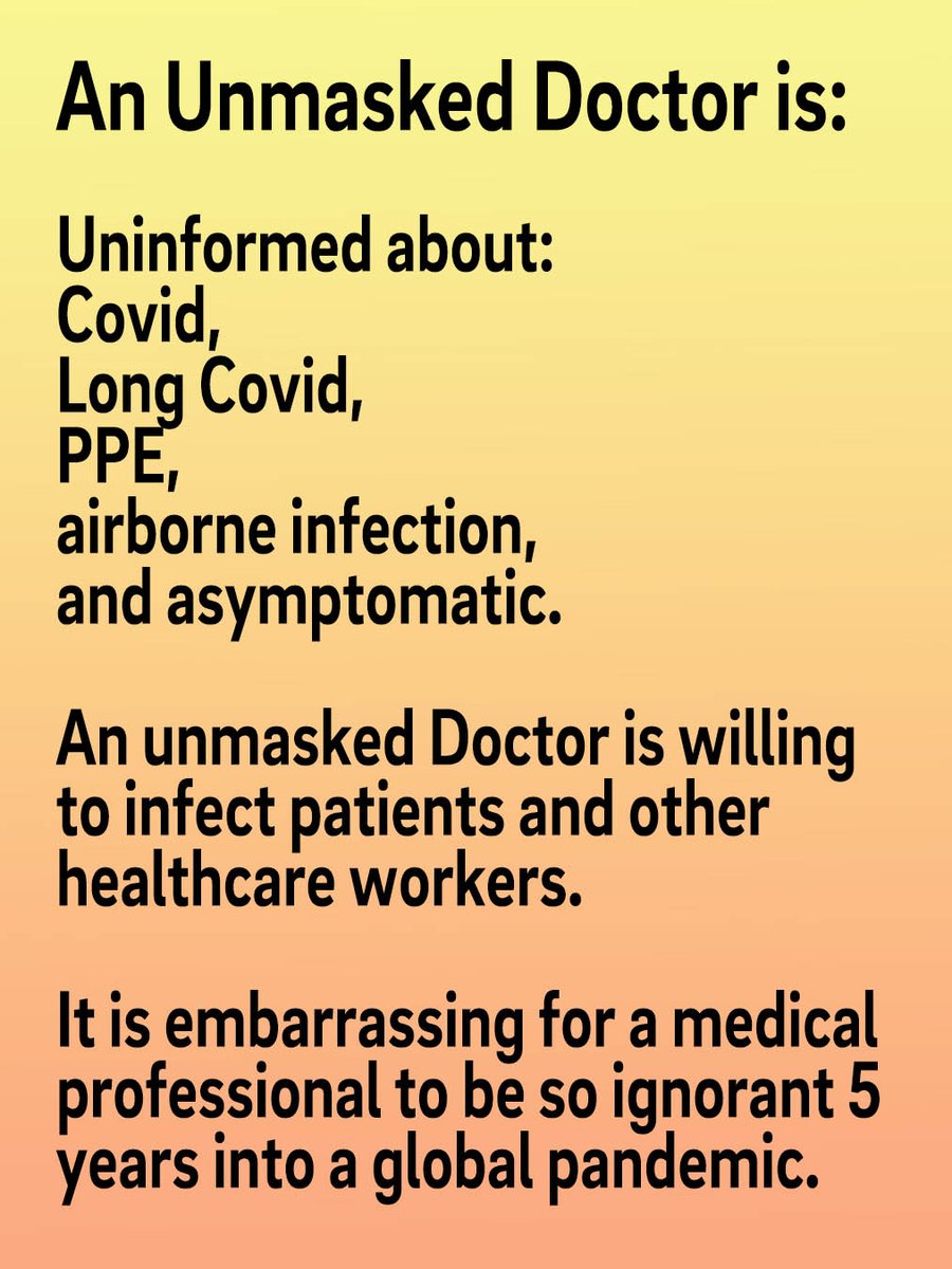An unmasked doctor: ...