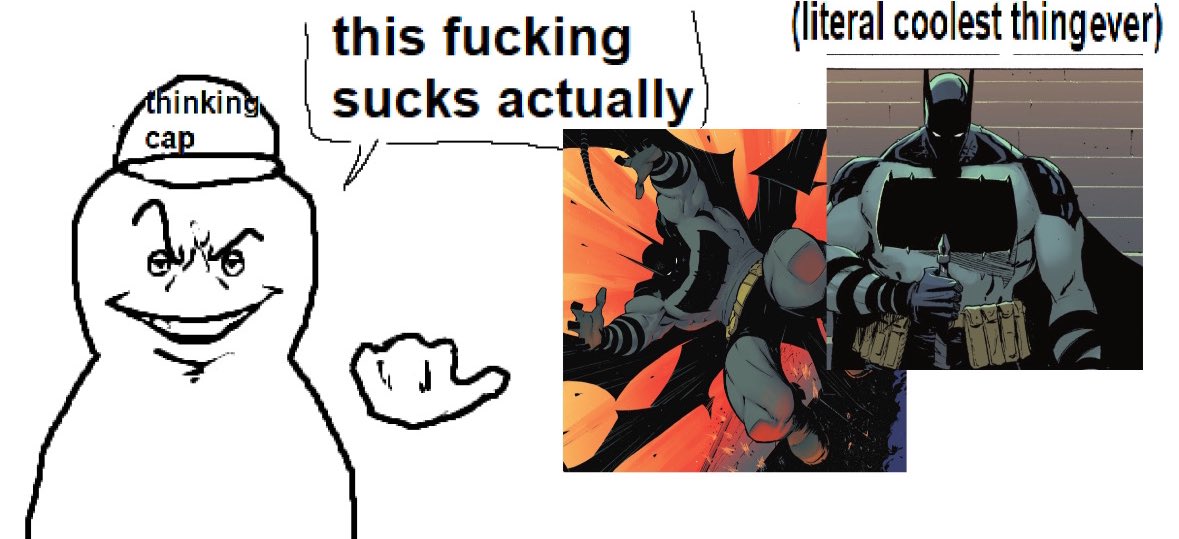 “Absolute Batman’s design is stupid bro”