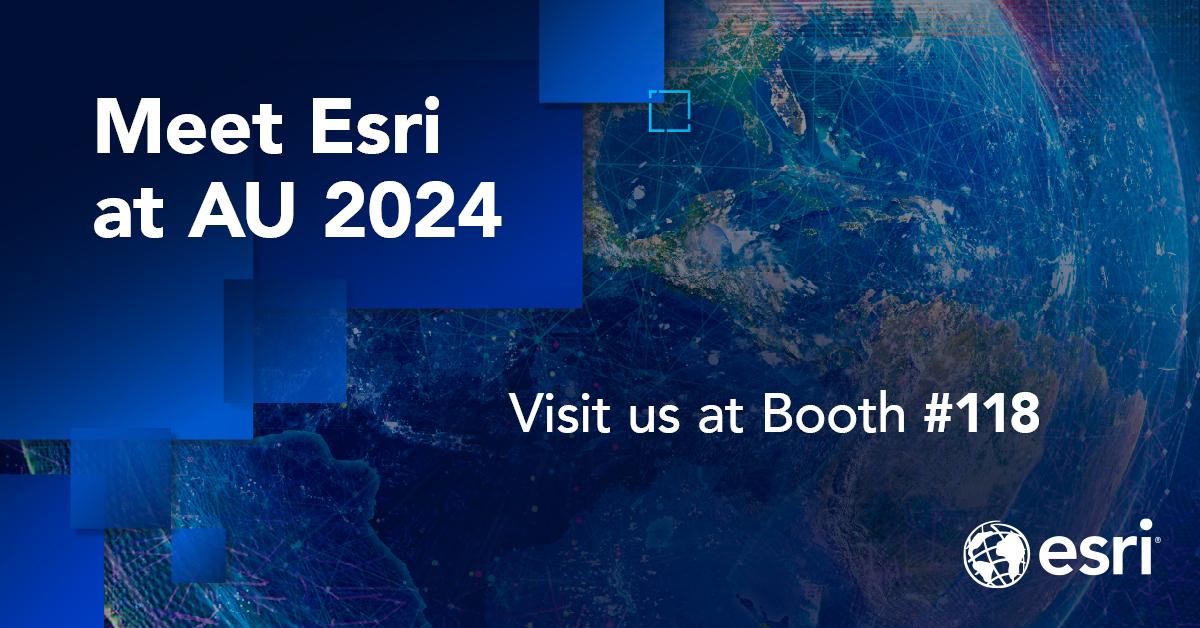 CAD or GIS, both, all, none - one doesn't need to worry anymore with Esri &amp; AutoDesk tool integration. Join Esri at Autodesk University October 15-17 in San Diego! 🌟 Visit us at Booth #118 &amp; see how GIS transforms design workflows. #AU2024 ow.ly/tQU750TyCXo
