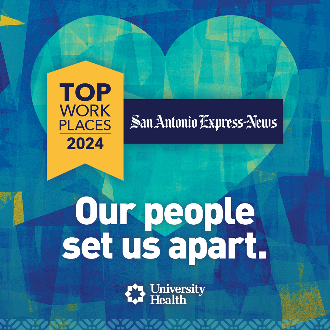 UnivHealthSA's tweet image. University Health has been named a #TopWorkplace by @ExpressNews for the 2nd year in a row! As San Antonio’s only locally owned health system, this honor reflects our commitment to serve our community and shape the future of healthcare: ow.ly/q0uB50TGY1r 🏆

#ThinkingBeyond