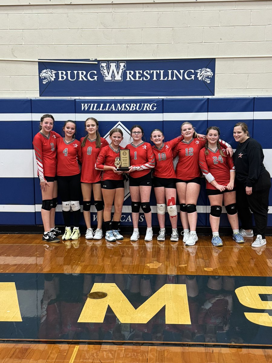 EastClintonAD's tweet image. Congratulations to our 7th grade team on winning the national division 🏐 tournament