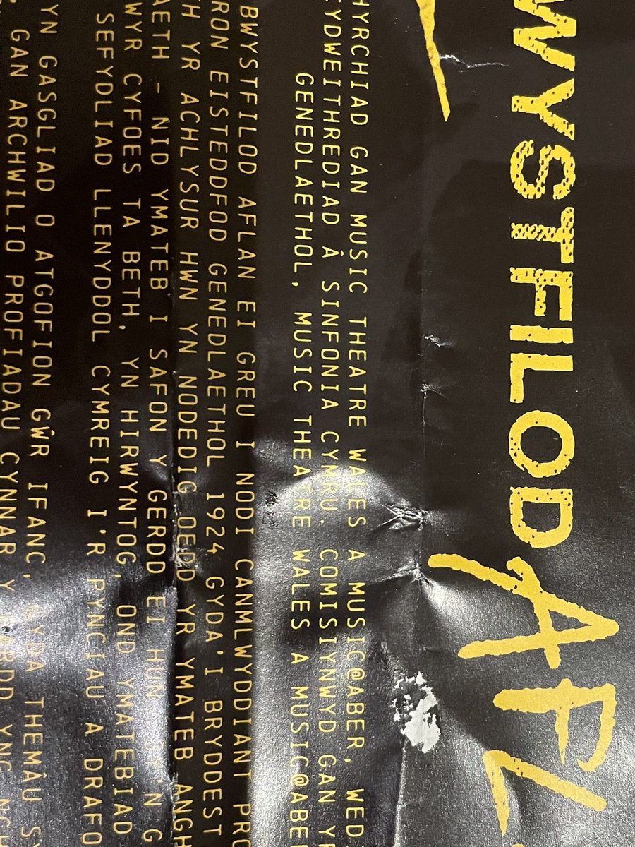 AM (@ambobdim) on Twitter photo Llongyfarchiadau a diolch <a href="/MTW_tweets/">Music Theatre Wales</a> <a href="/sinfoniacymru/">Sinfonia Cymru</a> & <a href="/Prifysgol_Aber/">Prifysgol Aberystwyth</a> ar berfformiad ysgytwol a grymus ‘Bwystfilod Aflan’ heno yn <a href="/ShermanTheatre/">Sherman Theatre / Theatr y Sherman</a> 🙌. Llongyfarchiadau a diolch <a href="/MTW_tweets/">Music Theatre Wales</a> <a href="/sinfoniacymru/">Sinfonia Cymru</a> & <a href="/Prifysgol_Aber/">Prifysgol Aberystwyth</a> ar berfformiad ysgytwol a grymus ‘Bwystfilod Aflan’ heno yn <a href="/ShermanTheatre/">Sherman Theatre / Theatr y Sherman</a> 🙌.