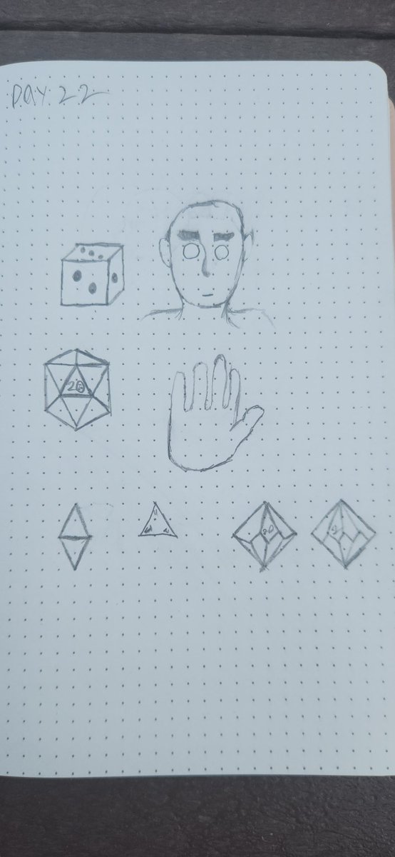 Day 22 of learning to Draw: Away from keyboard but wouldn't let <a href="/itsYatomydude/">Yato ??? ARC『The Grind Fiction Tanuki Punk Vtuber』</a> beat me today