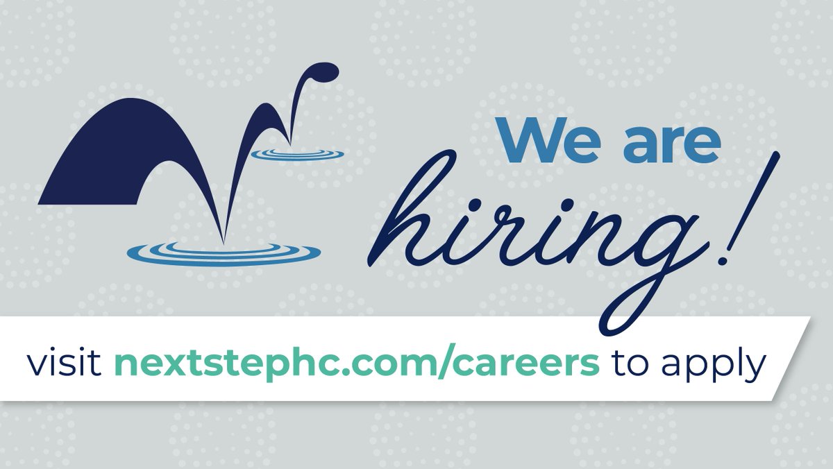 kinser_tl's tweet photo. #nowhiring for various clinical positions in Massachusetts! Visit our website to learn more. @NextStepHC https://t.co/YpBOCBaLbA