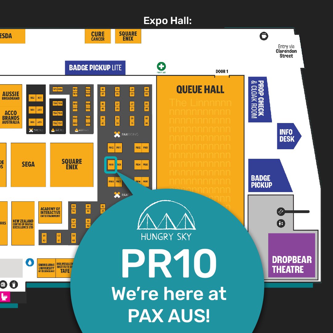 hungryskygames's tweet photo. #PAXAUS 2024 begins tomorrow!
Hungry Sky is at booth PR10 in the Expo Hall in the PAX Rising area.

We got:
🐱 Freebies
📌Official Nekograms and Snow Cone Merch
🕹️ Play Nekograms and the PAX AUS Snow Cone demo! https://t.co/qThU3e3uis