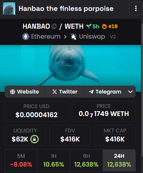 CTO_HANBAO's tweet photo. Dexscreener and trending paid! #10 in DexTrending for now! 

Join the $HANBAO family!

TG: https://t.co/DGsuRMawtY

https://t.co/XY5w0qsWIN https://t.co/FIneNtrNZ2