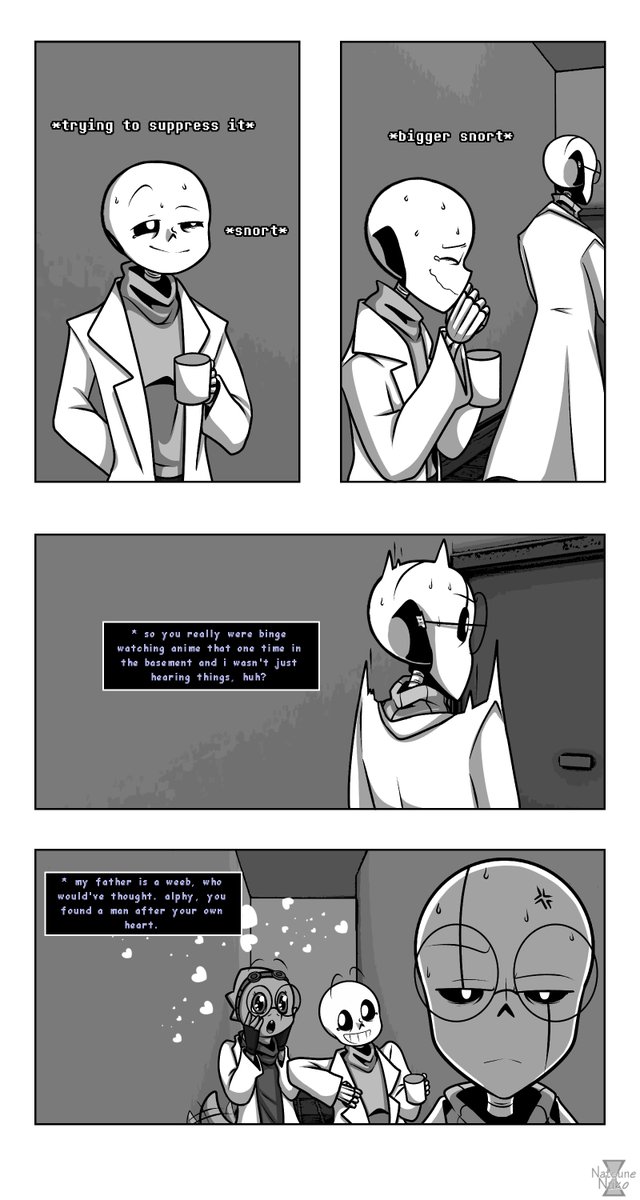 natsunenuko's tweet photo. #undertale #refusetale #undertaleAU好きさんと繋がりたい #undertaleAU #undertalecomic #webtoons
Maintaining the sense of dignity while dealing with complexity of relations is the toughest challenge in almost everyone's lives.
Undertale © Toby Fox
REFUSETale © NatsuneNuko https://t.co/ivJHLKuY7a