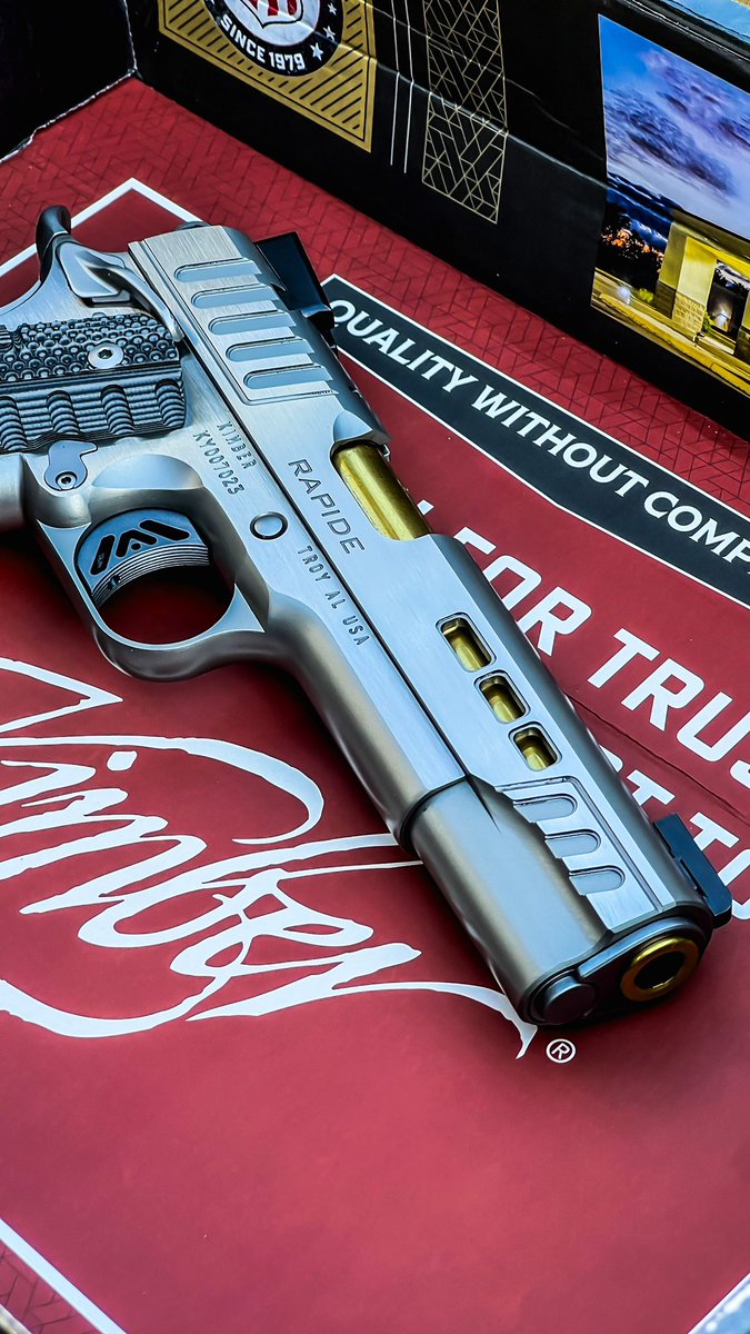 RedRifleLtd's tweet photo. KIMBER Rapide in 9mm and 45acp now available in store! These are phenomenal for the $. https://t.co/4Gi18CZxIq