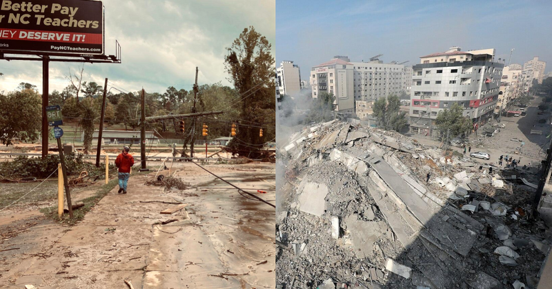 In the aftermath of Hurricane Helene and watching the way the community has mobilized to support those affected, I can't help but be reminded of how the people of Gaza continue to live without the same kind of infrastructure that's been devastated here.
triad-city-beat.com/?p=48098