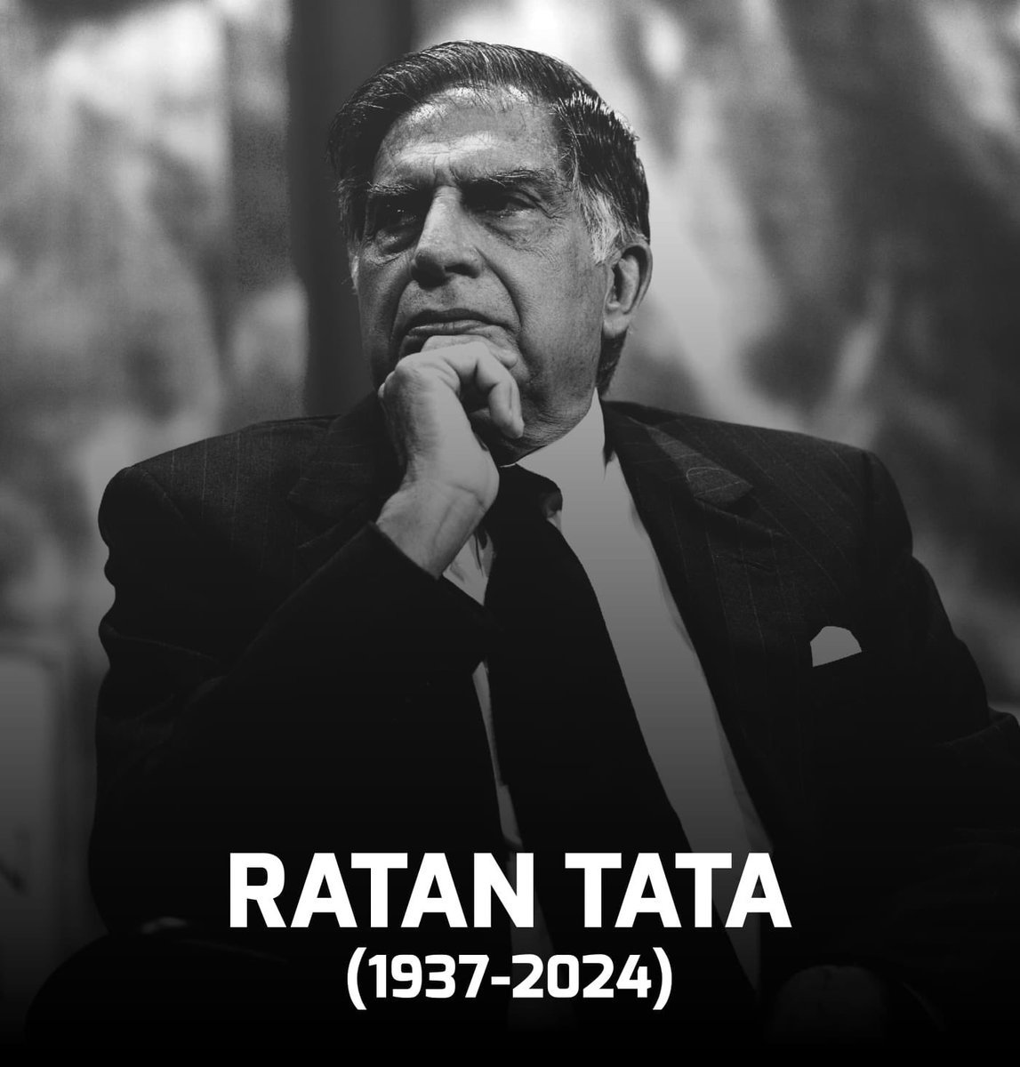 Deeply saddened by the passing of Shri Ratan Tata, an iconic leader whose vision, humility, and philanthropic spirit transformed Indian industry and touched countless lives. His values of compassion, integrity, and commitment to nation-building will continue to inspire