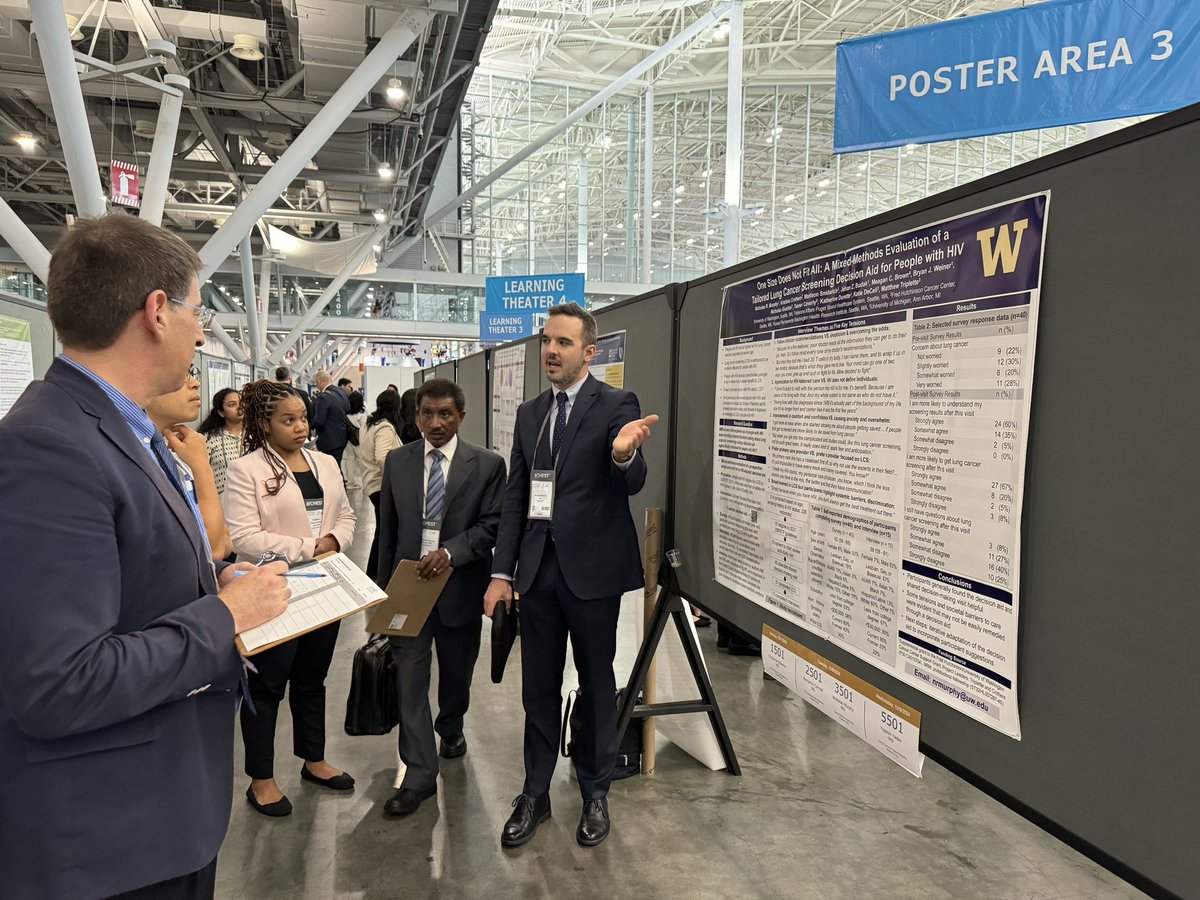 Kristina Crothers (@kriscrothers) on Twitter photo Nick Murphy presenting his great work investigating patient feedback on tailored shared decision-making for lung cancer screening in people with HIV #CHEST2024 <a href="/uwpccm/">UW PulmCritCareSleep</a> @SeaDenCOIN @MA_Triplette Nick Murphy presenting his great work investigating patient feedback on tailored shared decision-making for lung cancer screening in people with HIV #CHEST2024 <a href="/uwpccm/">UW PulmCritCareSleep</a> @SeaDenCOIN @MA_Triplette