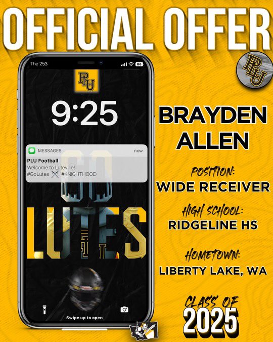 Another opportunity to play at the next level! #blessed #GoLutes