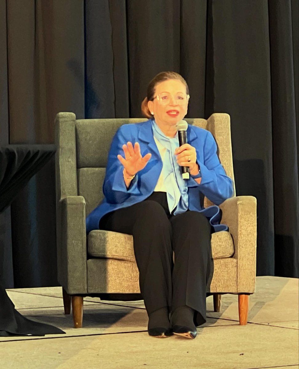 Energized by my 1st <a href="/CWDA_CA/">CWDA</a> conference where I introduced <a href="/ValerieJarrett/">Valerie Jarrett</a>, former senior advisor to President Obama &amp; CEO of the <a href="/ObamaFoundation/">The Obama Foundation</a>. She described relationships as the “elixir of life” &amp; counseled the human services community w/ lessons forged by a life of service