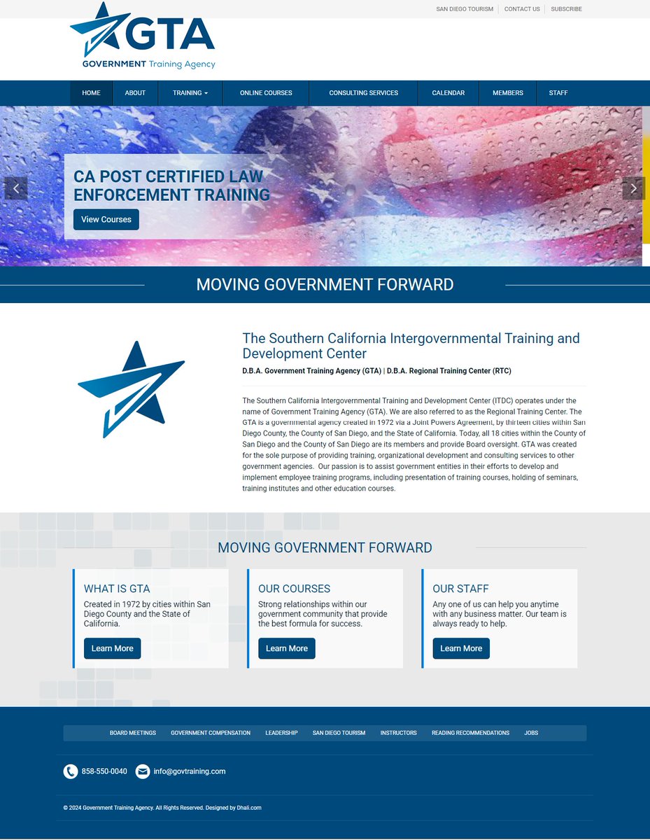 dhaliweb's tweet photo. Today's Wednesday Website highlight goes out to our clients at the Southern California Intergovernmental Training and Development Center AKA Government Training Agency 🎉 #website

Check them out here 👇
https://t.co/VmwMejCJUI

And check us out here 👇
https://t.co/kdYvjEXwoh https://t.co/zEKMvgh37G