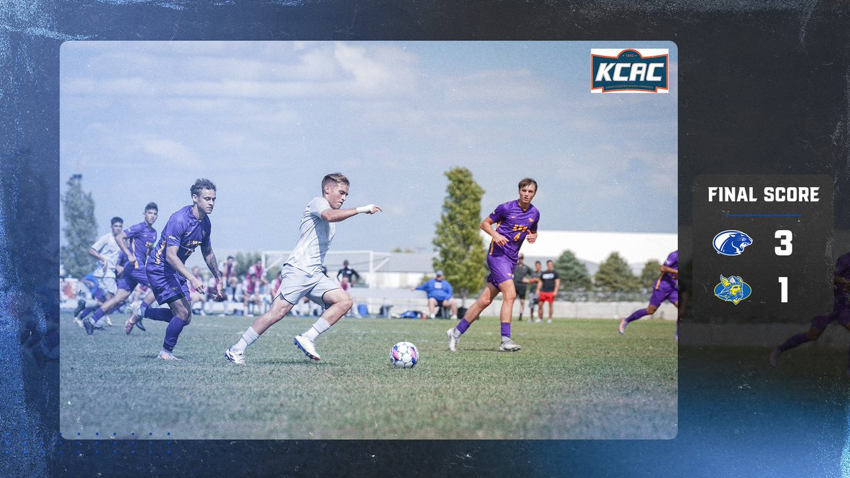 YorkUPanthers's tweet photo. Men's Soccer completes the YU sweep over Bethany with the 3-1 win. https://t.co/N4iJrIcgGC