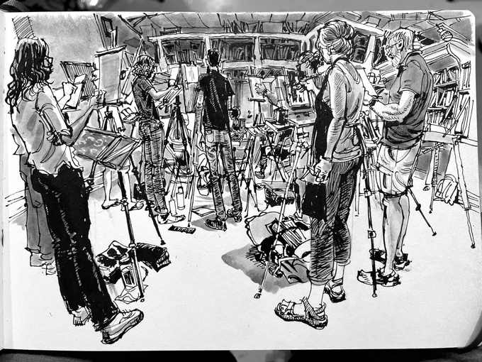 The figure drawing group 