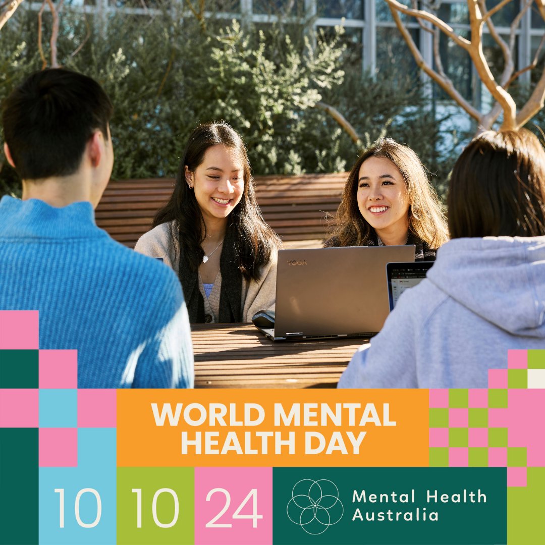 MonashInfotech's tweet image. For #WMHD24, we are celebrating meaningful connections and raising awareness about how connections can help us achieve good mental health.
worldmentalhealthday.com.au

#MonashInfoTech # wmhd2024 #worldmentalhealthday @aumentalhealth