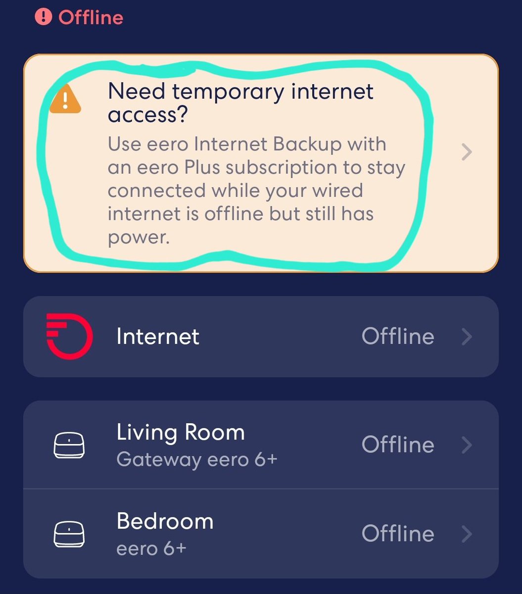 PeterWinberg's tweet photo. @geteero stay classy, guys. If your internet goes out during a hurricane, guess what? You can pay extra to get it back! https://t.co/P76e47h5Fi