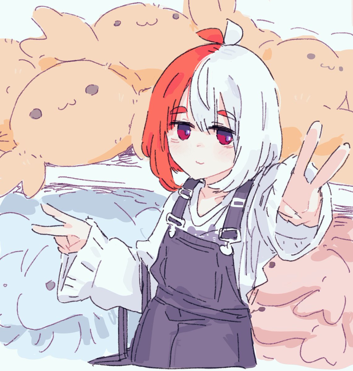 「」|菓しおりのイラスト