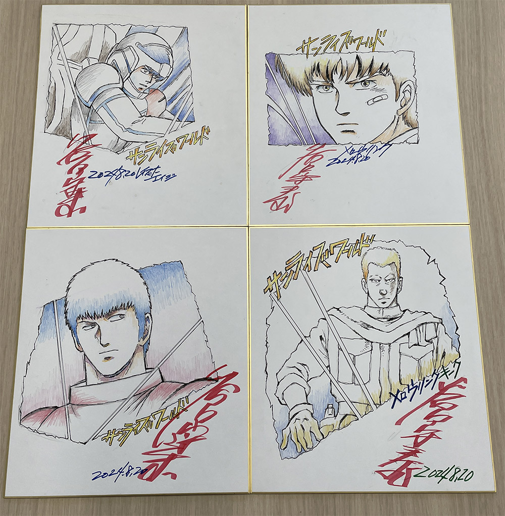 松本零士先生サイン入りの画1978年当時の画になります。 スクリーン