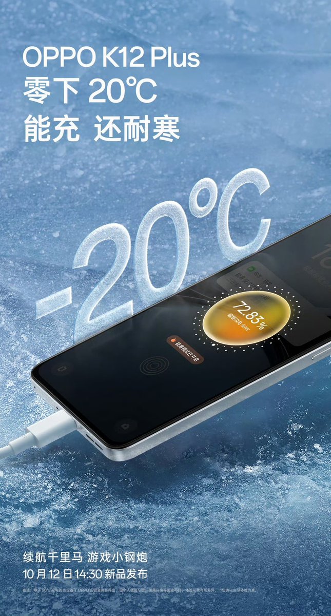 TechHome100's tweet photo. OPPO K12 Plus
▫️Super anti fall Diamond structure
▫️Swiss SGS five star certification
▫️-20° Cold Resistance
#OPPO #OPPOK12Plus https://t.co/UUwlbVkvbT