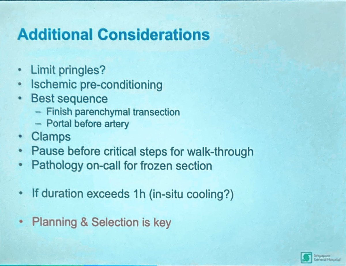 Surgical management of hilar cholangiocarcinoma by <a href="/EkKhoonTan/">Ek Khoon Tan</a> 

Highlighting the importance of:

➡️ the surgical plan
➡️ must aim for R0 resection
➡️ considerations for surgery to optimise outcome 

#AANZHPBA2024