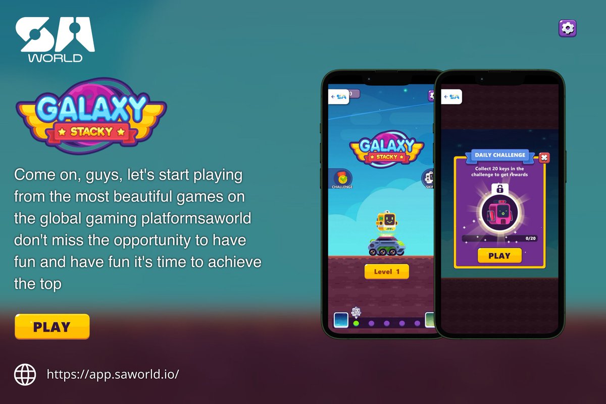 hamza199927's tweet photo. Start playing #stackyBird from the global platform @SAWorld_io
Stacky Bird Tap, balance, & build the tallest tower! Compete with friends & global players for bragging rights. Endless fun & challenges await https://t.co/XLOzRPRt3X