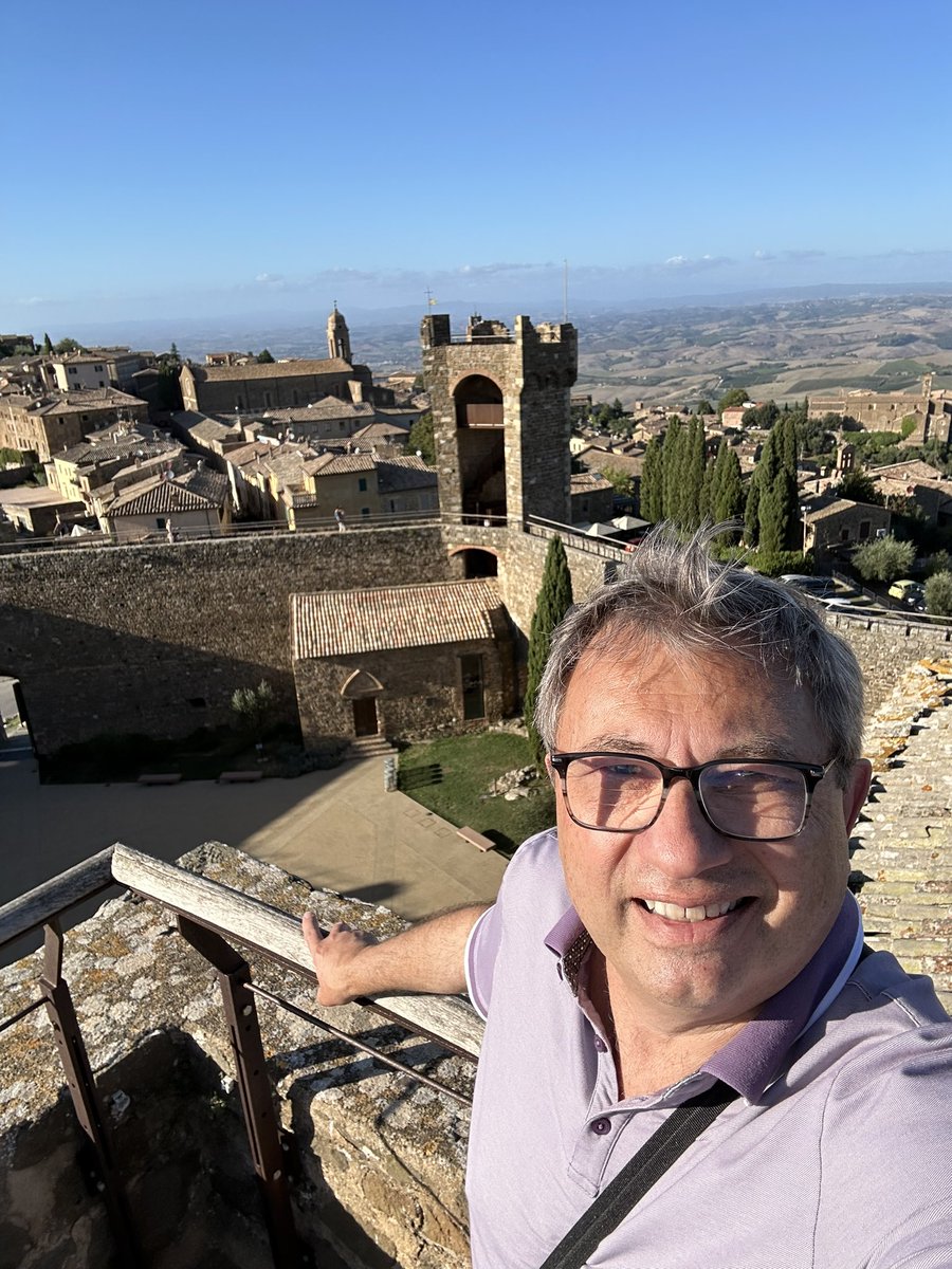 Day 5 of Rustic Tuscany 2024 wraps with a return visit to Montalcino for some leisure time. I sneak off by myself to explore the Fortezza di Montalcino, its construction began in 1361. Great views of the city &amp; countryside. Our tour has been wonderful but it’s just half over!