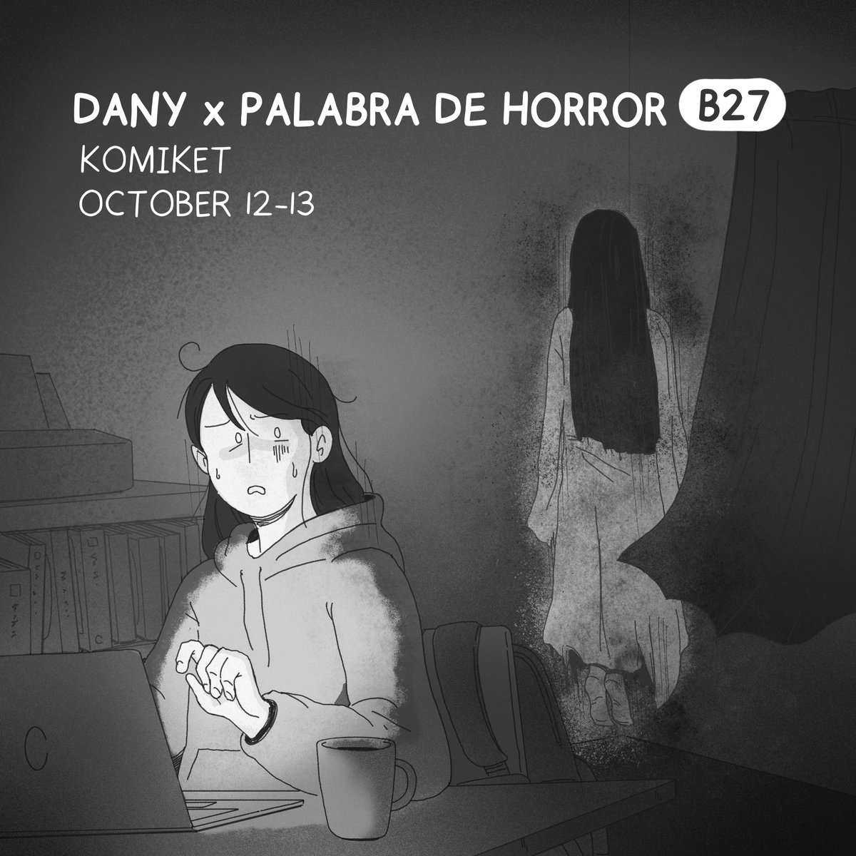 danyelmaxin's tweet photo. Kitakits po sa #komiketoctober sa darating na weekend. Dala ko parin po ang growing pains at P.S. Kasama ko ang Palabra de Horror na magre-release ng bago, fresh na fresh amoy ink pa. https://t.co/A9N0ThJscS