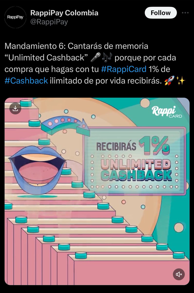 alejovives's tweet photo. @CamiloPMagia @RappiColombia #RappiTeRoba @RappiColombia a mi me prometieron cashback de por vida y me lo quitaron, #otraformaderobar https://t.co/4BxBXKnpcp