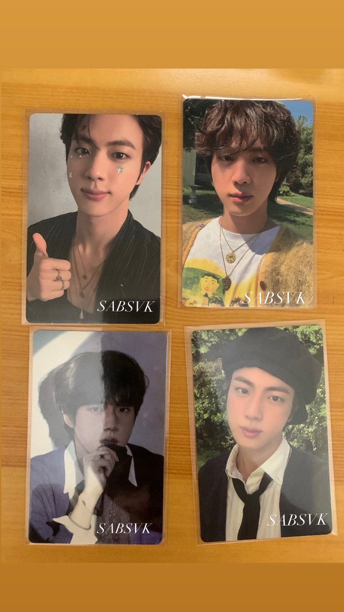 sabsvk's tweet photo. wts lfb ph

Seokjin Astronaut Photocards/LDs

Powerstation, M2U, Soundwave - ₱1,500 ea set

US POB, random pcs and WV POB - ₱1,700 set
onhand
9/10
dm me for more info

BTS Jin photocards album pws sw #sabsvksells https://t.co/3YWYMnNAtB