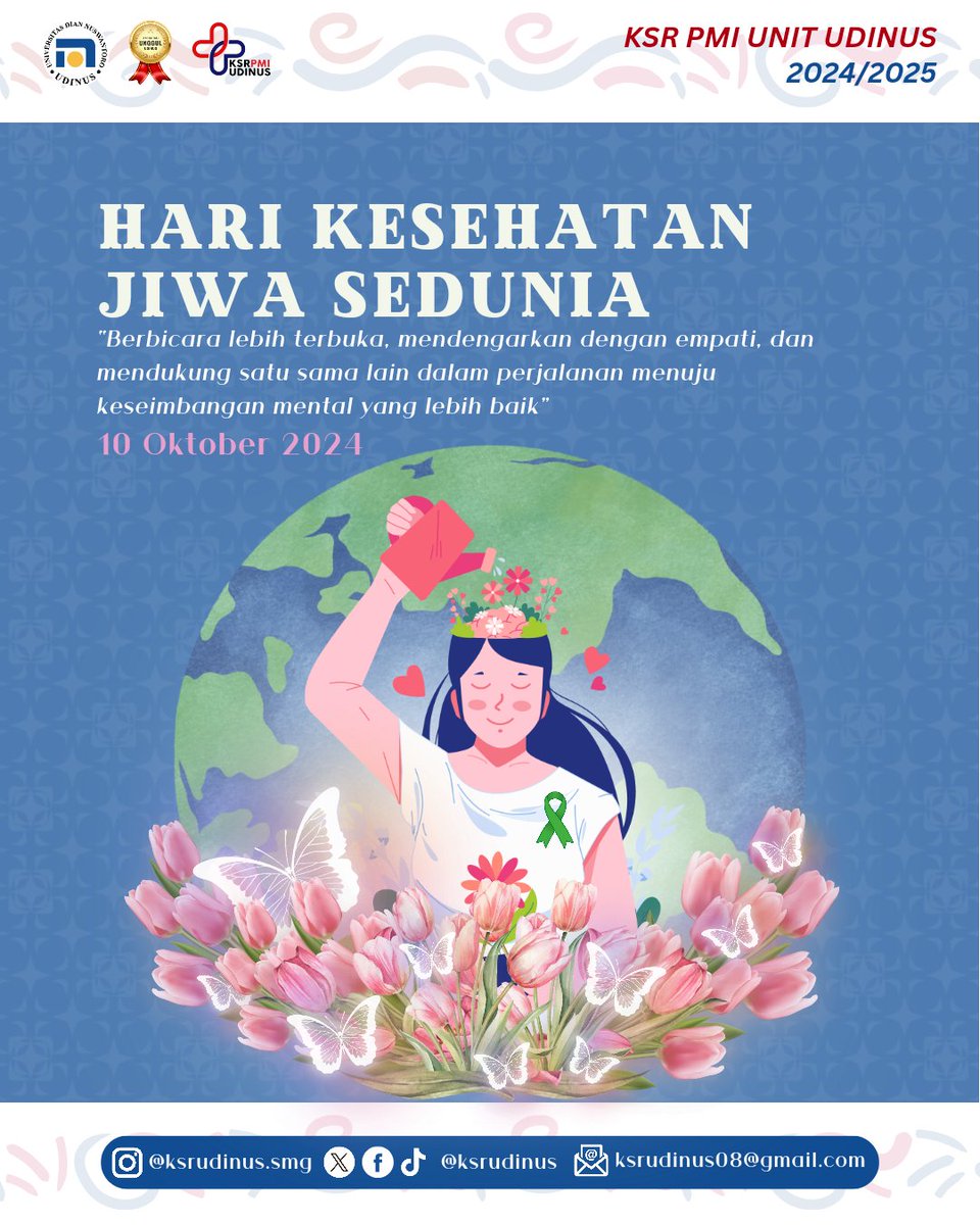 𝒔𝒊𝒂𝒎𝒐 𝒕𝒖𝒕𝒕𝒊 𝒇𝒓𝒂𝒕𝒆𝒍𝒍𝒊!

Kesehatan jiwa adalah hak asasi manusia. Mari bersama-sama melawan diskriminasi dan stigmatisasi!

Selamat Hari Kesehatan Jiwa Sedunia!🧘🌷