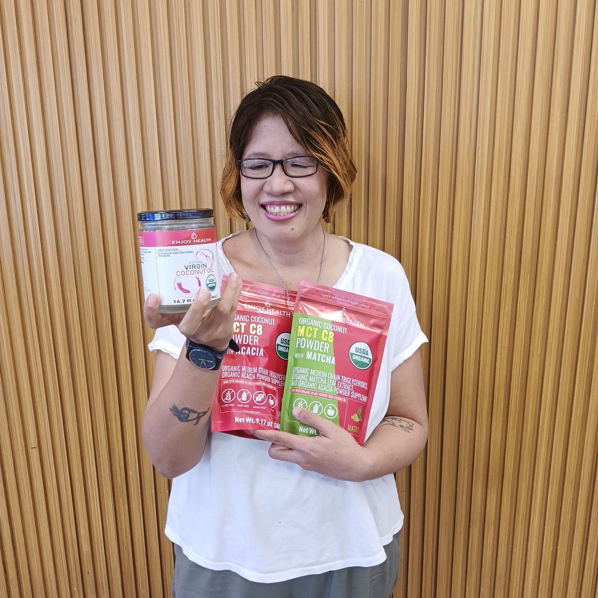 Health and wellness made better organic 😉 

Thank you Enjoy Health 🥰 

#EnjoyHealth #coconut #mctoil #vco #organic #vegan
#kookytuason #manilaph