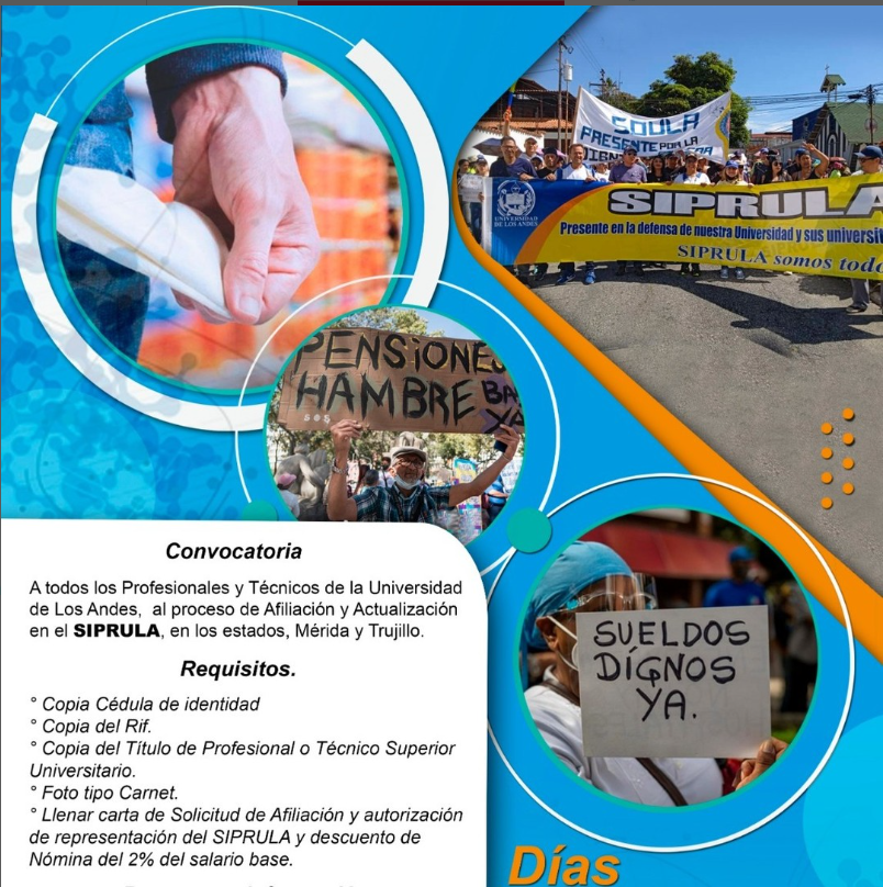 CentralASI's tweet photo. La Junta Directiva del Sindicato SIPRULA @siprula  Invita a participar en segunda fase de la Campaña de Afiliación, 
@CSA_TUCA @ituc 
@LiddesV63131 @CFDT @CNVLatam
@ForoCivicoVzla @inesvenezuela @fenasipruv
@AsiDiversa @centralasimujer @ASIjuventud https://t.co/UPArbBlWw3