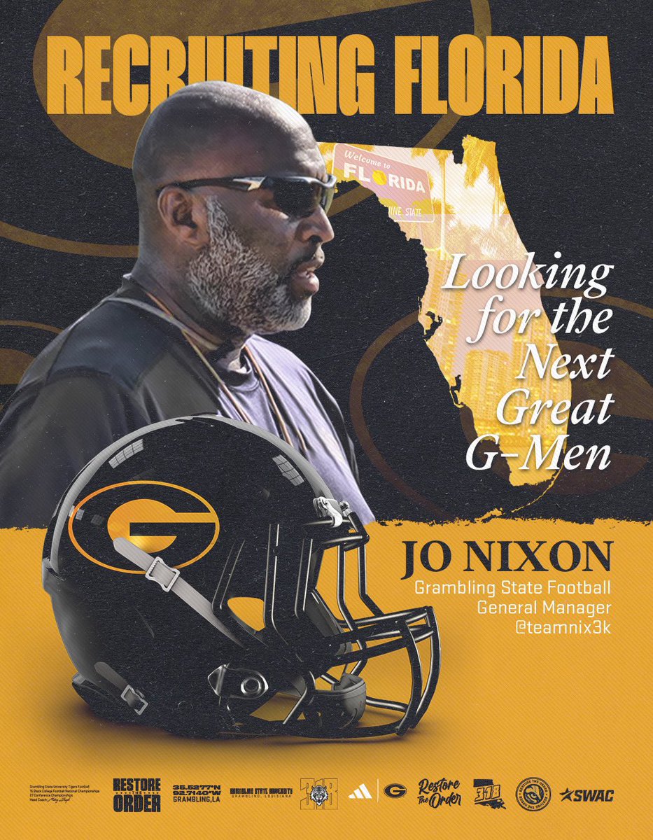 My home state of #Flori da I’m looking for the next G Men. #TampaBay #StPetersburg #dade #duval #gainesville #Leon #broward #fhsaa #ftMyers #polk #DaytonaBeach Tap in with me. Come to G‼️