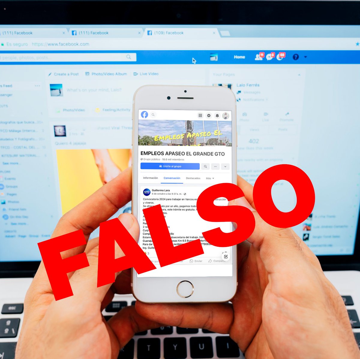 segobgente's tweet photo. 🚨¡Atención!🚨
☝️ No caigas en #FakeNews, no hagas caso a cadenas de mensajes que te ofrezcan empleos a nombre de la Subsecretaria del Trabajo y Previsión social o la Secretaría de Economía.
Revisa sólo fuentes oficiales
🚫 Rompe la cadena de desinformación 🔗 https://t.co/T8KUfSelwA