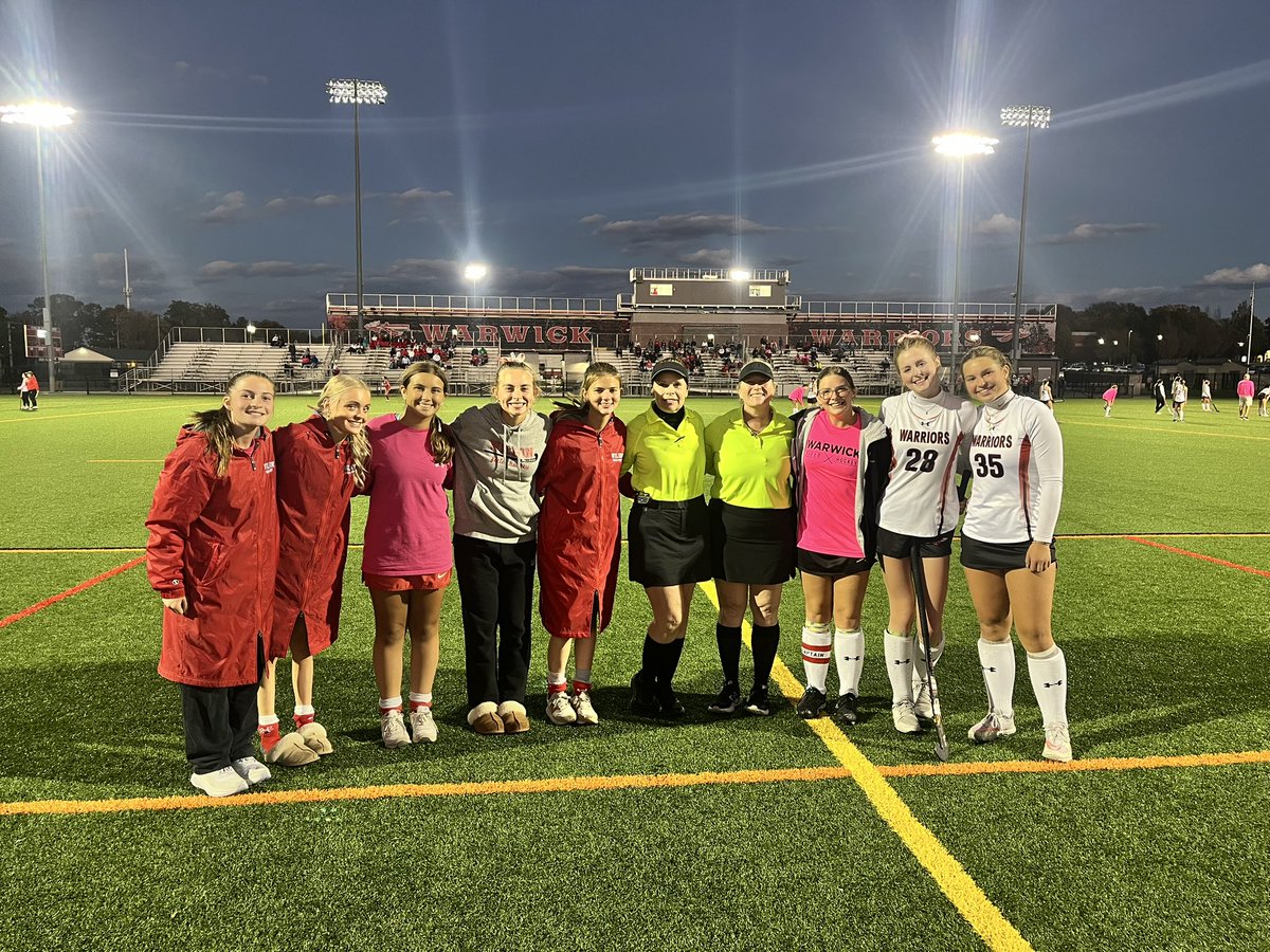 WarwickWarriors's tweet image. Shout out to Wendy and AJ, our officials for tonight’s Field Hockey game vs Wilson. 
Without your work, none of our games are possible!
❤️🖤🏑
