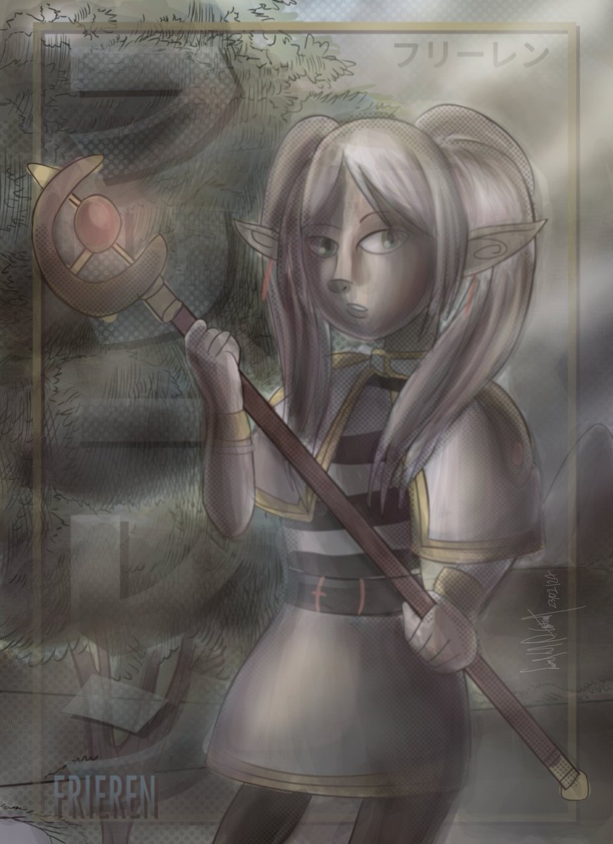 Lupeco98's tweet photo. Frieren (Sousou no Frieren) (Update) 

#Art #Digital #DigitalArt #Drawing #Anime #Frieren #SousounoFrieren #CLIPSTUDIOPAINT #Mage #Elf #WhiteElf #FemaleElf #Immortality #Adventure #2020s #葬送のフリーレン #フリーレン #Magic https://t.co/R8iXXl83Tp