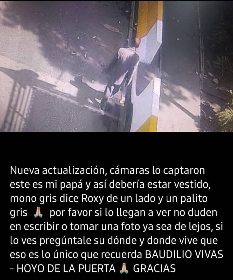 Teresamejia7's tweet photo. Buenas noches el señor aún no lo han localizado sus familiares 
Se agradece informar si lo ven el algún lugar comunicarse en los nros que aparecen 
@Mary_Jar @PolisucreOficia @Ma_Elisa_G @naranjara @critico2_ https://t.co/wbQCGKhmnu