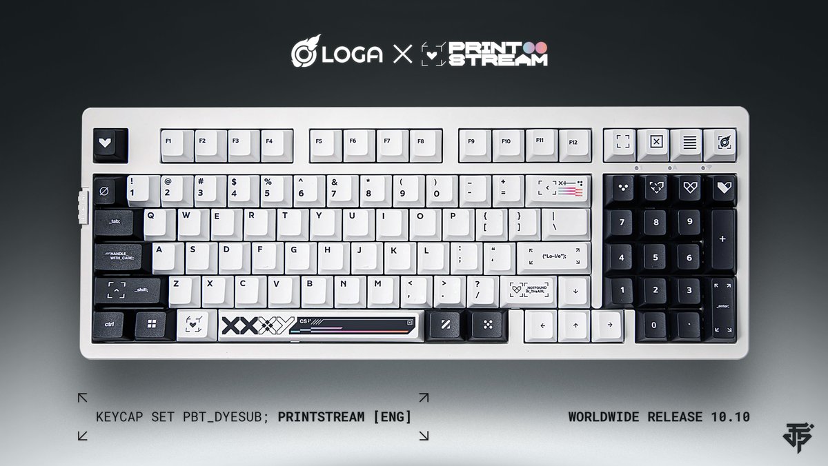 Bringing your favorite <a href="/CounterStrike/">CS2</a> skin collection, #PRINTSTREAM, to life in a special collaboration with <a href="/LOGA_officialZ/">LOGA_World</a>

Introducing the PRINTSTREAM [ENG] KEYCAP SET in PBT_DYESUB—available worldwide starting tomorrow!

link in the replies