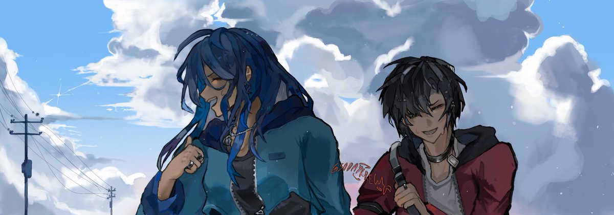 madethis 2 months ago but wasnt my style or dunno interest :///////// ended up not positng it after I came backfrom my break also was a redraw
#rivalduo #krewfanart #krew