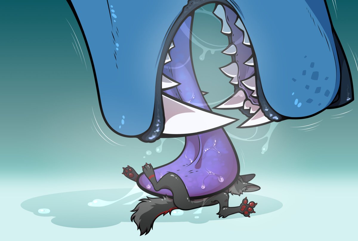 i'll just go ahead and post this sequence i made for <a href="/growthslut/">˗ˏˋ Big Blue ˎˊ˗ 10/23 🎂</a> and Lupino on FA (cause i never posted it on twitter for some reason)
so, here's the finished YCH!

#sizetwitter