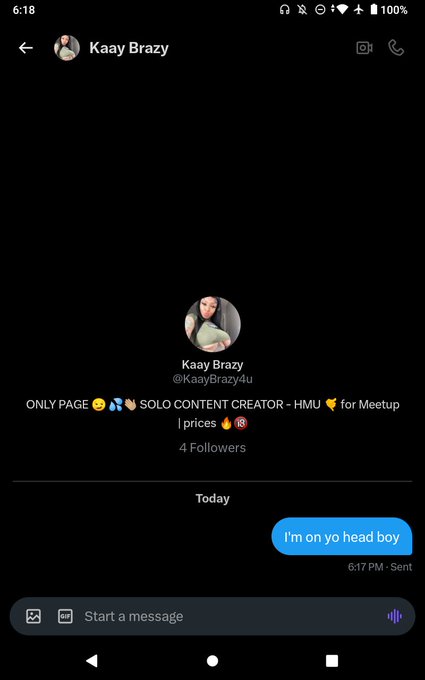 @KaayBrazy4u is NOT @realkaaybrazy https://t.co/d49GLYVde1<a class="tags" target="_blank" title="On Twitter" href="/?out=eyJ0eXAiOiJKV1QiLCJhbGciOiJIUzUxMiJ9.eyJpYXQiOjE3MzI3MTMyOTgsImlzcyI6InR3cG9ybnN0YXJzLmNvbSIsIm5iZiI6MTczMjcxMzI5OCwiZXhwIjoxNzY0MjQ5Mjk4LCJyZWRpcmVjdF91cmwiOiJodHRwczovL3R3aXR0ZXIuY29tL0thYXlCcmF6eTR1In0.OSM7TdhA_OJXFPO8nT1zBszz_tAzH0i8EGPRsguN-knr0LsJhORccNwCdZEz9_KWcTnM2NZS-Ka6DuutIPfSdA">&#64;KaayBrazy4u</a><a class="tags" href="/tag/realkaaybrazy">&#64;realkaaybrazy</a><a href="/tag/mala"class="tags"><span>&#35;mala</span></a><a href="/tag/makeamericaloveagain"class="tags"><span>&#35;makeamericaloveagain</span></a>