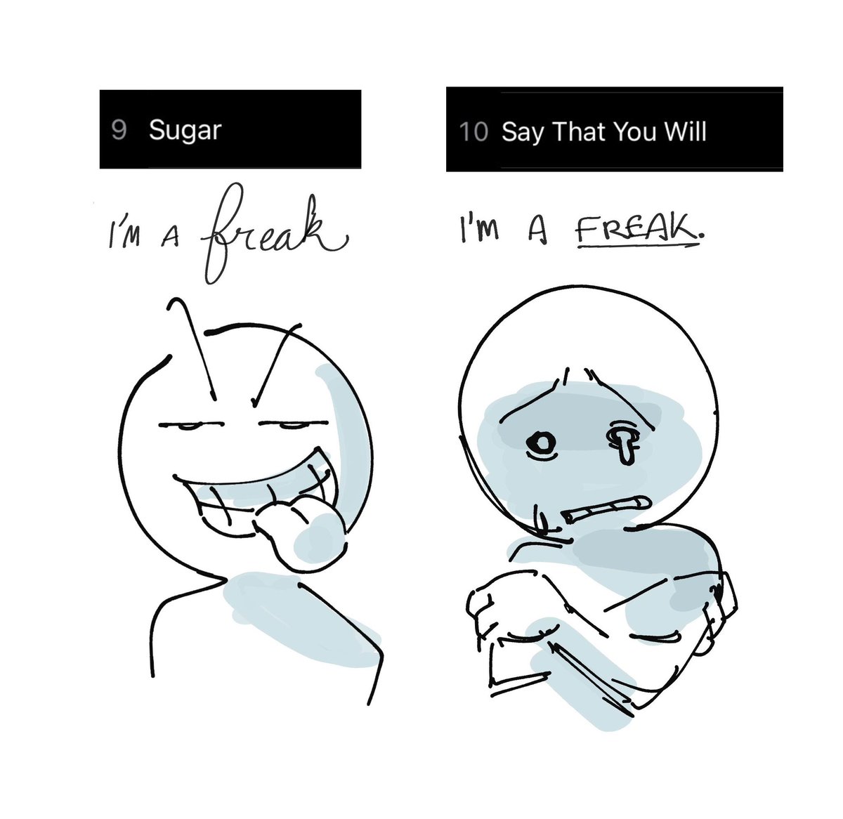 I just keep thinking about this tracklist