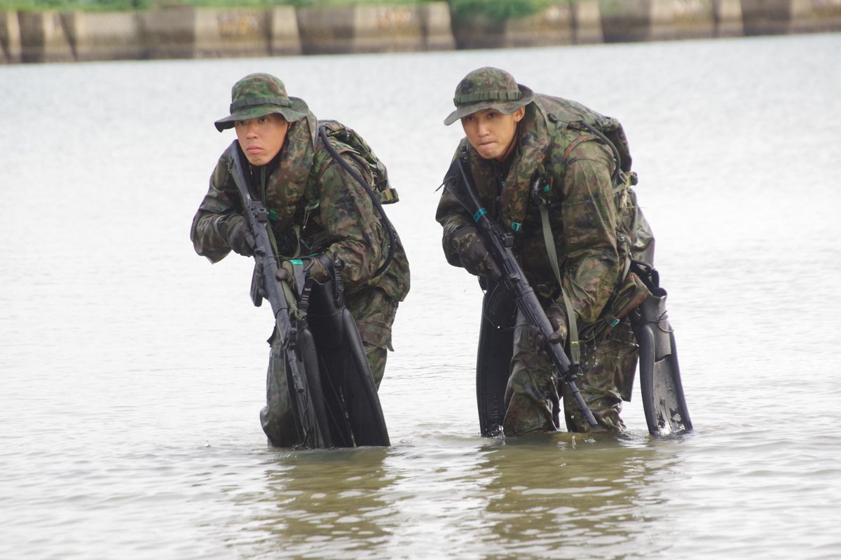 レンジャー ⑩】 ＃水陸機動教育隊 は部隊集合教育「水陸両用