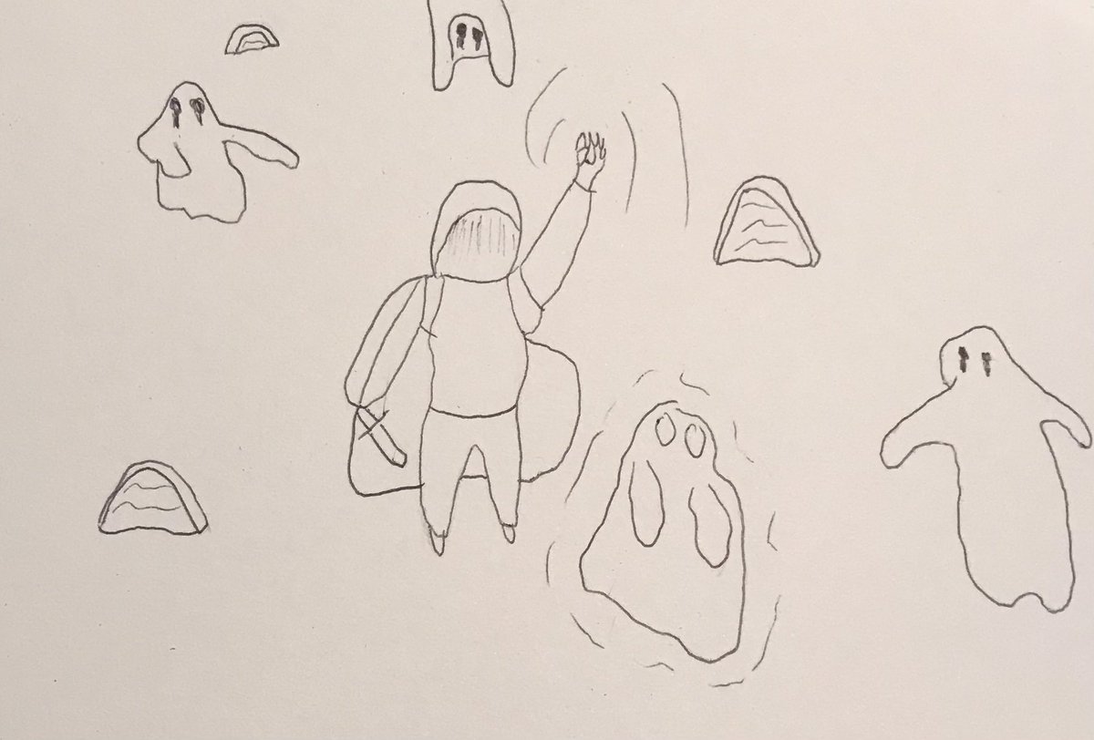 Channel3Michael's tweet image. #inktober2024 day 7, 8, 9 passport, hike, sun