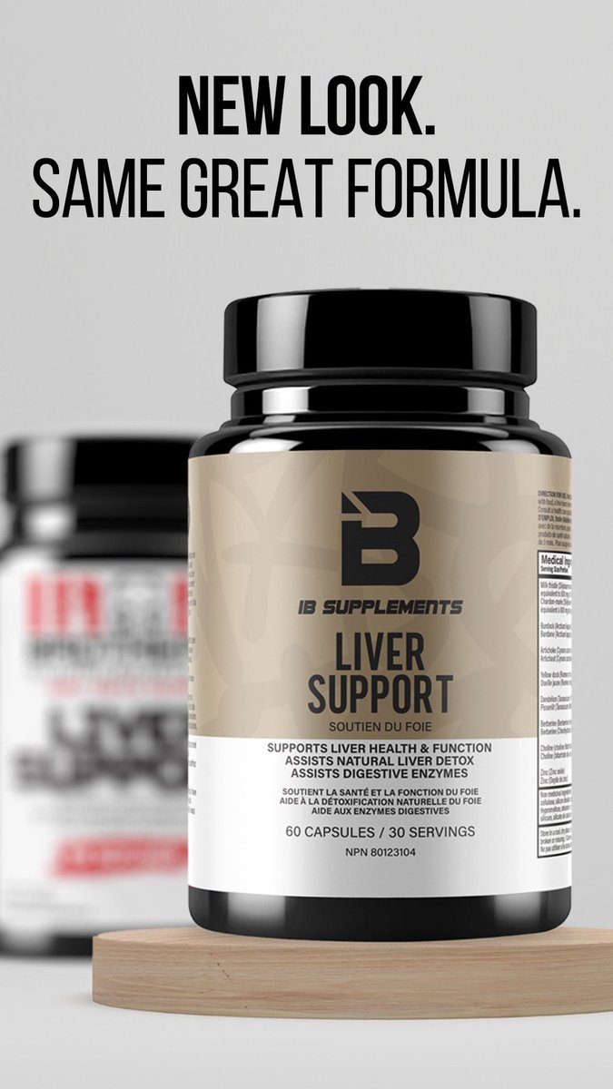 Our big rebrand is starting to roll out now with our Liver Support #ironbrothers #supplements #liversupport