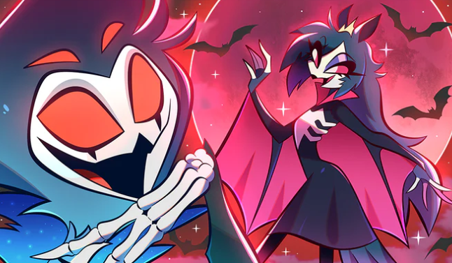 StolasDaily's tweet photo. He's so happy for his daughter 🥺ugh they are literally the definition of halloween. why are they SO PERFECT
.
.
.
.
.
.
.
#helluvaboss #stolas #stolashelluvaboss #hellaverse #stolasarsgoetia #stolitz #HazbinHotel #HelluvaBossOctavia #octavia https://t.co/HswcSCzaWL